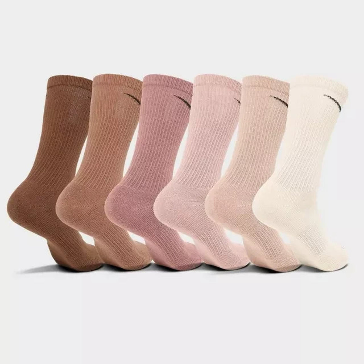 Nike Everyday Plus Cushioned Training Crew Socks 6 Pairs Large 8-12 SX6897‌-‌904