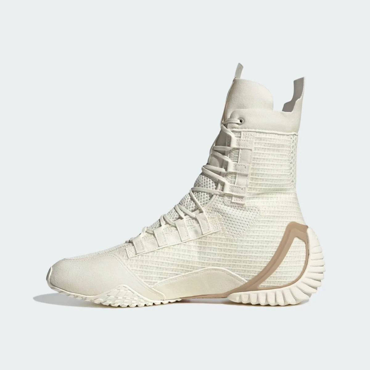 Adidas Boxing Speedex 23 High Top Men's Size 7.5/8.5W Shoes Off White JH8822
