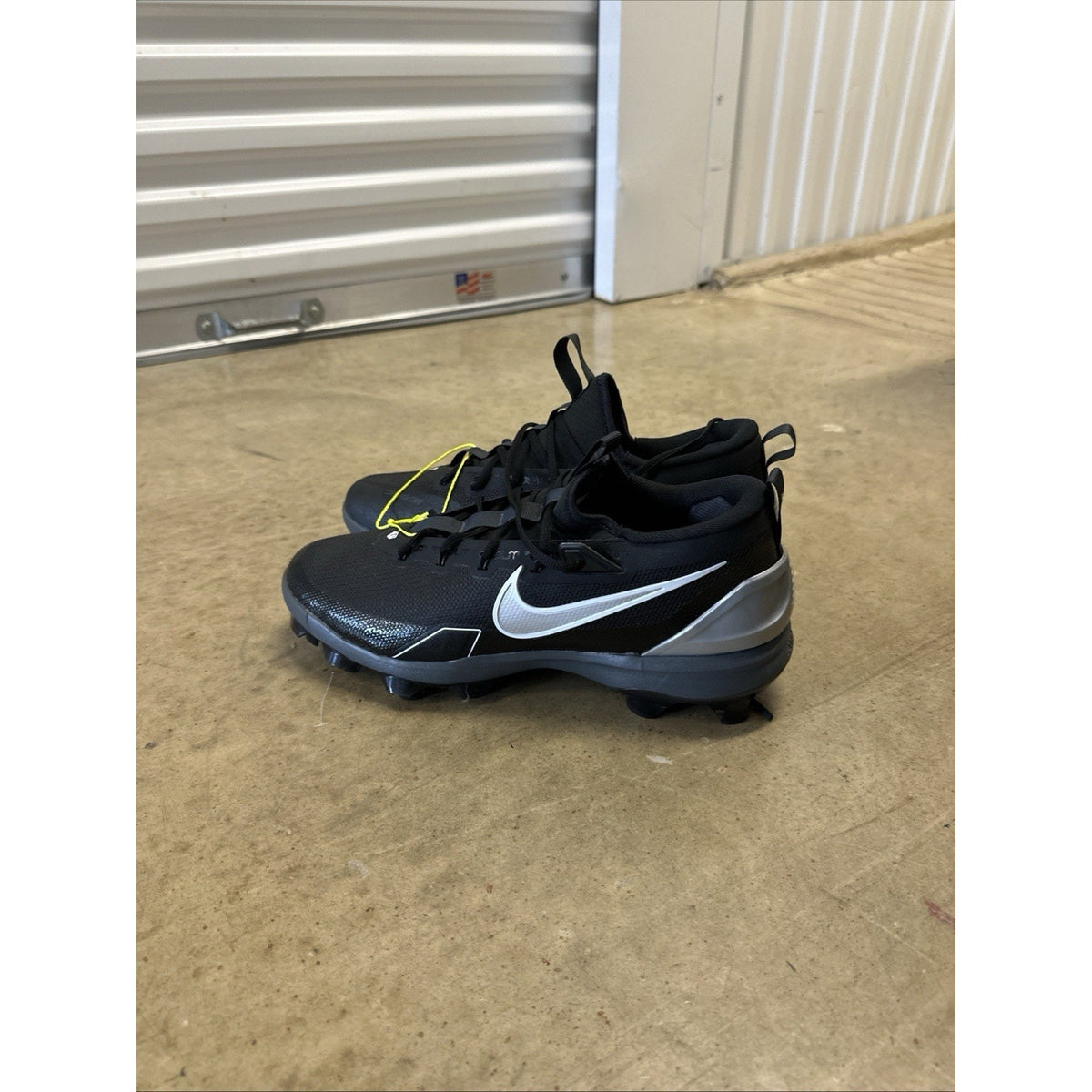 Nike Force Trout 9 Elite MCS Baseball Cleats Black/Silver Men's Size 13 New