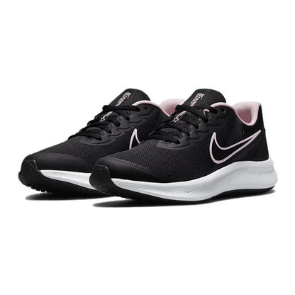 Nike Youth Star Runner 3 Black/Pink Size 6.5Y DA2776-002
