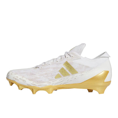 Adidas adizero Electric+ 'White Gold' IE3287 Football Cleats Size 14