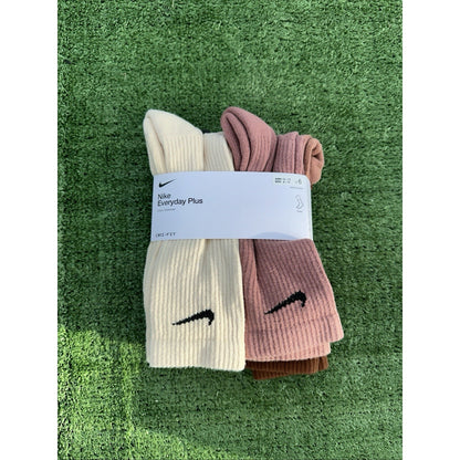 Nike Everyday Plus Cushioned Training Crew Socks 6 Pairs Large 8-12 SX6897‌-‌904