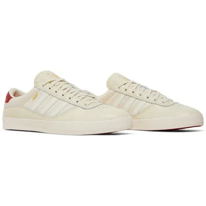 BRAND NEW Adidas Puig Indoor Shoes Cream White Scarlet Mens Size 7