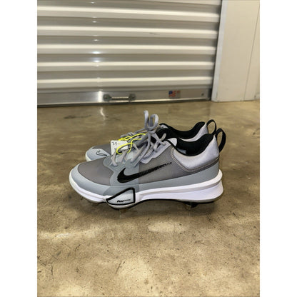 Nike Force Zoom Trout 9 Pro Low Metal Baseball Cleats Gray Men's Size 7.5