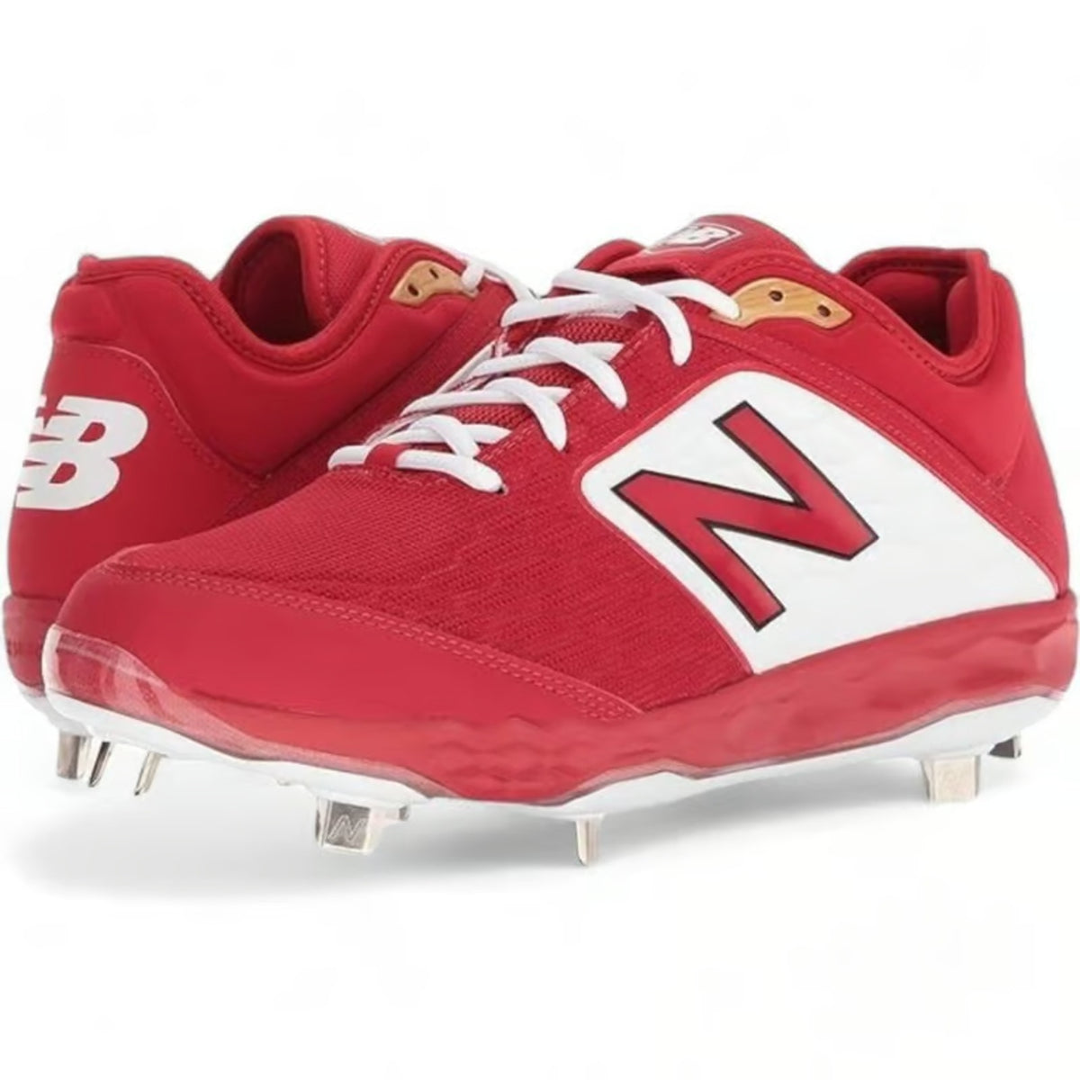 New Balance 3000v4 Metal Baseball Cleats Red Mens Size 15 Athletic