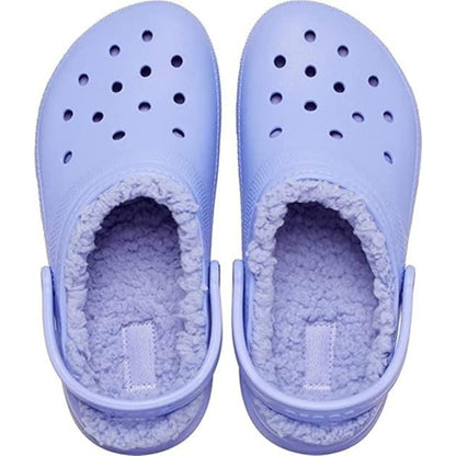 CROCS Clogs Girl's Junior Size 6 Purple Slip-On Lightweight Insulated Clogs