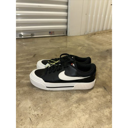 Size 6.5 - Nike Court Legacy Lift Black Sail Womens