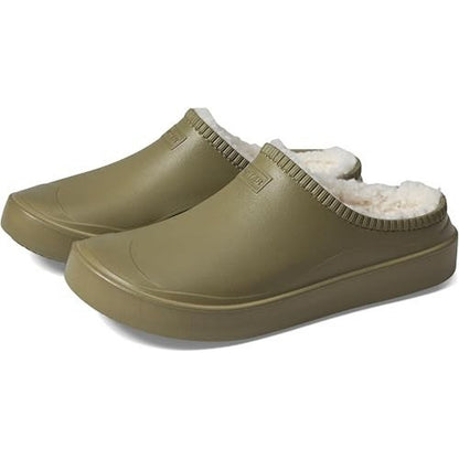 Hunter in/Out Bloom Foam Clog Utility Green/White Men's 10, Women' s 11 Medium