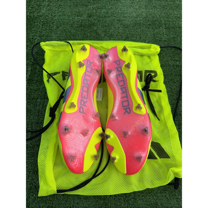 adidas Predator Elite LL FG Soccer Cleats Solar Yellow/Black Size 9.5 Mens