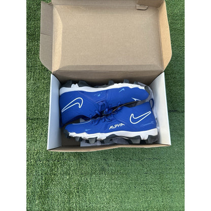 Nike Alpha Menace 3 Shark Football Cleats Royal Blue Men's Size 11.5 CV0582-414