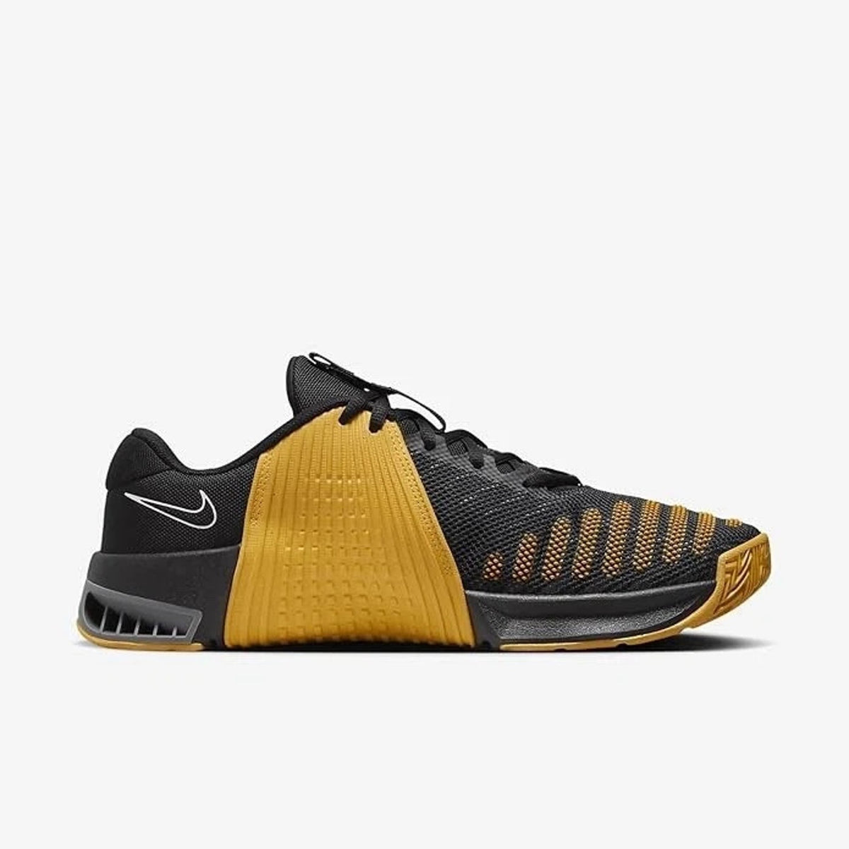 Nike Metcon 9 Black Yellow Gym Training Athletic Men's Shoes Size 6.5 FD5431-004
