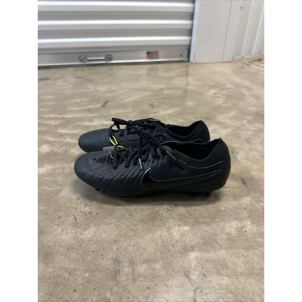 Nike Tiempo ACC Legend 10 Elite FG Black Soccer Cleats Men's Size 7 DV4328-002