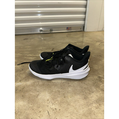 Nike Zoom Hyperspeed Court Unisex Black White Volleyball Shoes Size M7.5 W9