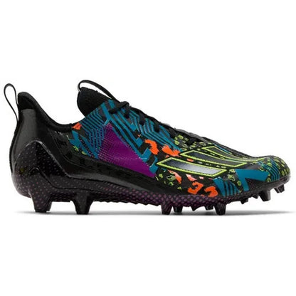 adidas Adizero Spark Mismatch Football Graffiti Multicolor Cleat - Men’s 11.5