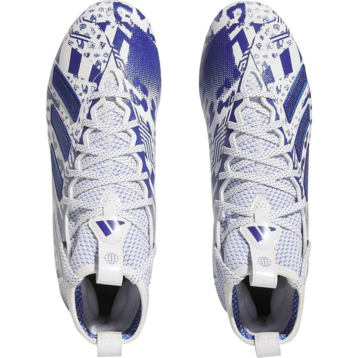 Adidas Freak 23 7v7 SMU Football Cleats Shoes White Blue GW4167 Men's Size 13.5