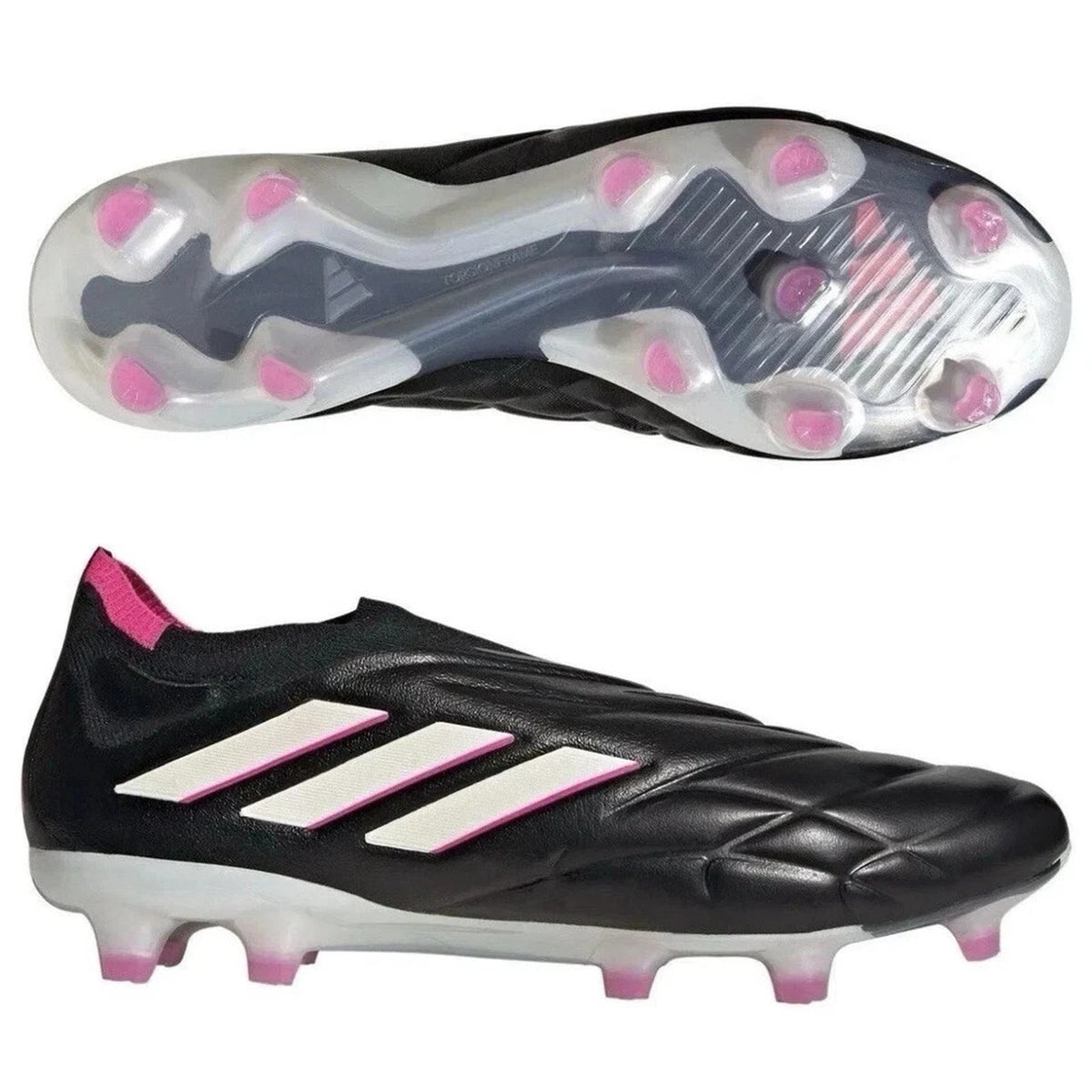 Adidas Copa Pure+ FG Soccer Cleats HQ8881 Black Pink Mens Size 7.5