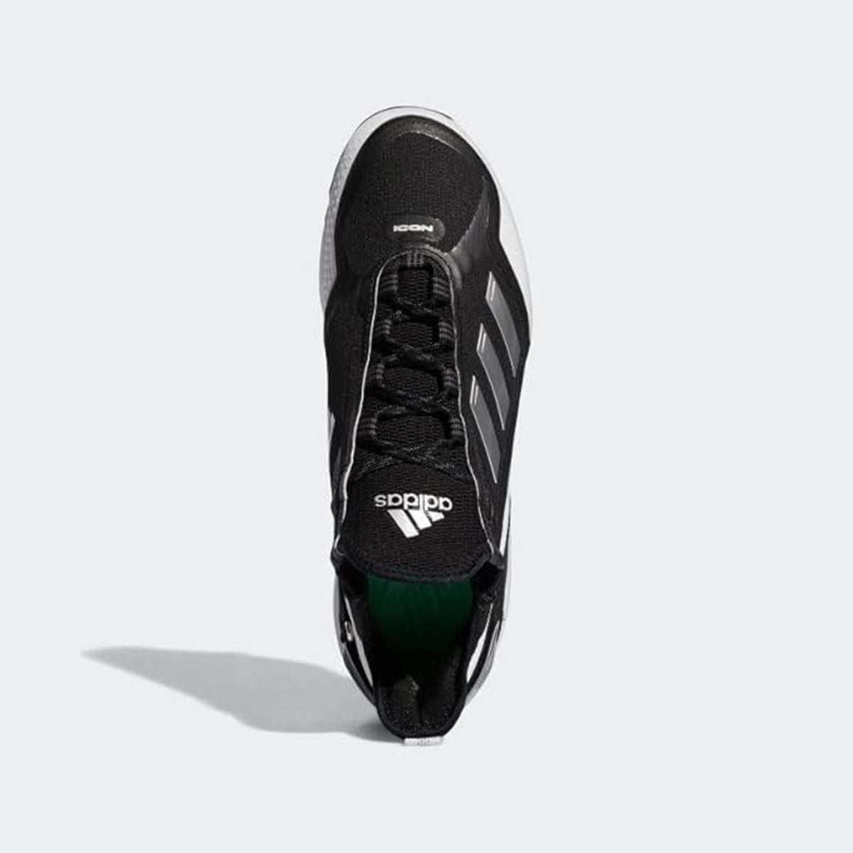 Adidas Icon 7 Boost 'Black White' Baseball Cleats Men's Size 17
