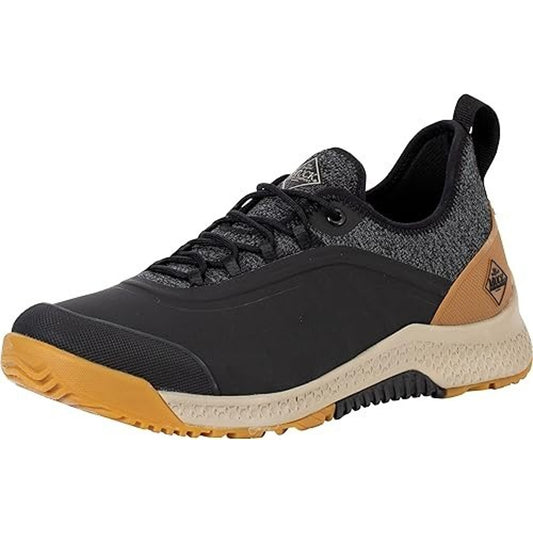 Muck Outscape Lace Up Shoes Men's Size 10 Black/Tan Waterproof OSLM-000 NIB