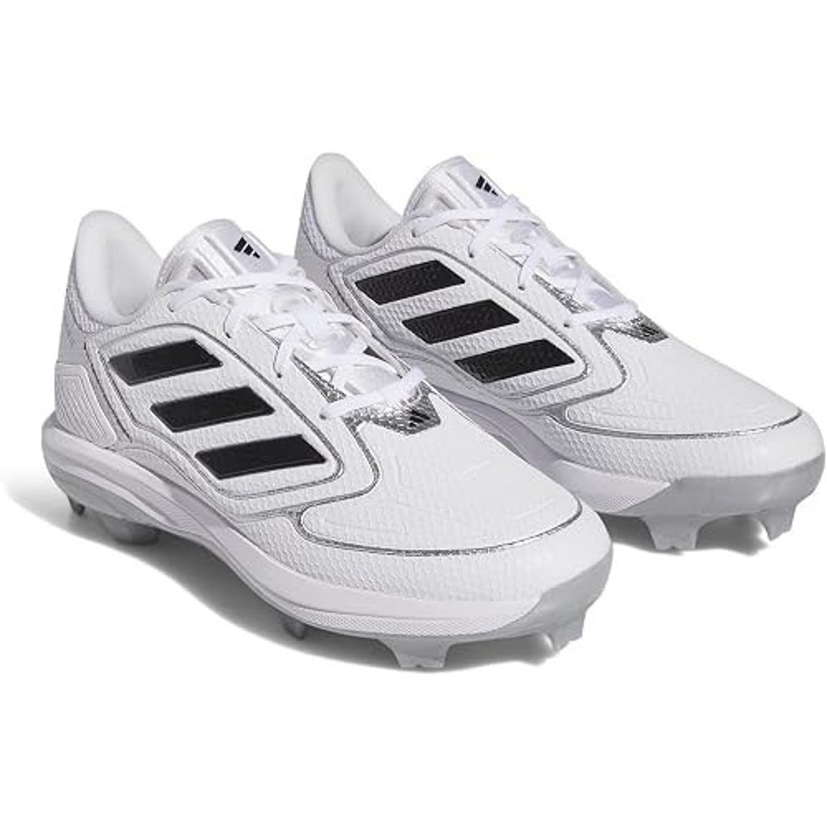 Adidas adizero Purehustle 3 TPU Fastpitch Cleats WHITE SILVER Size 11.5 Womens