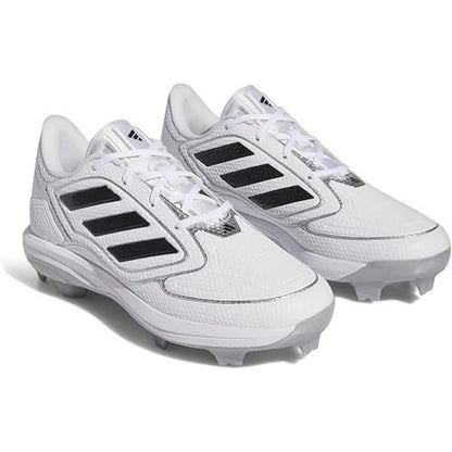 Adidas adizero Purehustle 3 TPU Fastpitch Cleats WHITE SILVER Size 11.5 Womens