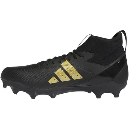 Adidas Adizero Impact Black Gold Football Cleats Mens Size 12