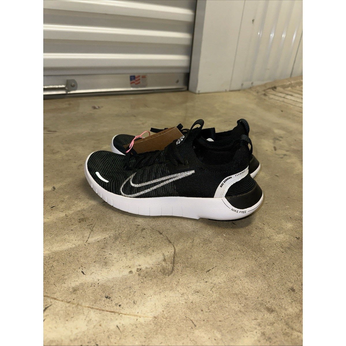 Nike Free RN FlyKnit Next Nature Black White FB1276-002 Size 9.5 Women’s