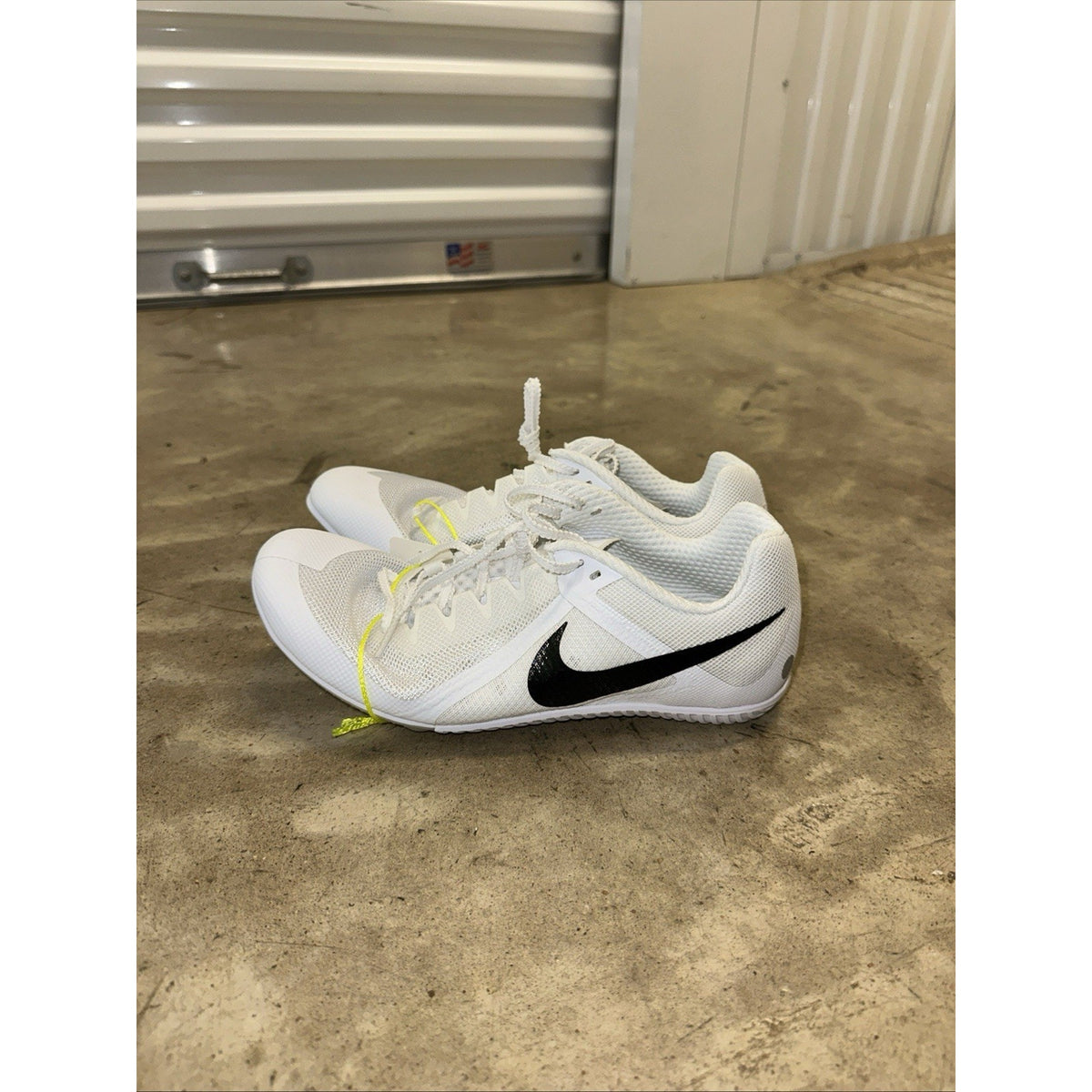 Nike Men's Zoom Rival Track & Field Multi-Event with Spikes Size 9 White/Black