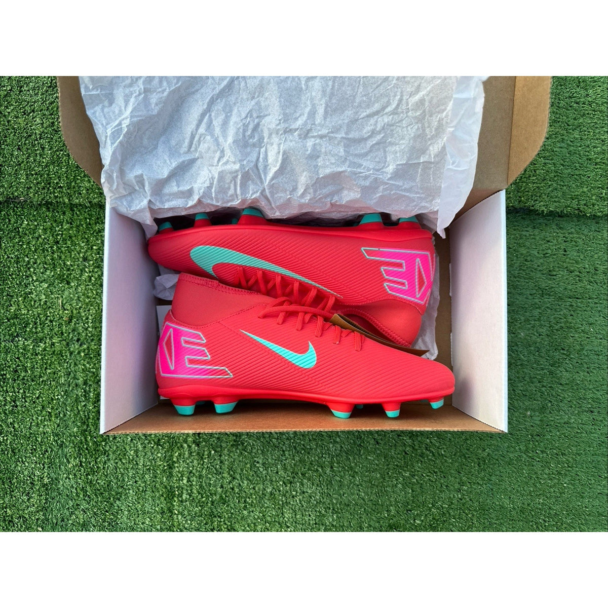 Size 10/12 - Nike Mercurial Superfly 10 Club FG/MG Mad Energy Pack