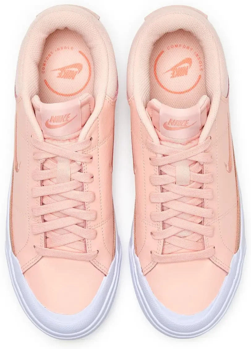 Nike Court Legacy Lift Washed Coral White Women’s Sizes (FV5526 600)