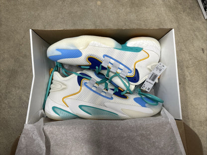 Adidas BYW Select Cream White Blue Burst Basketball Shoes IF4285 Sizes 6-13
