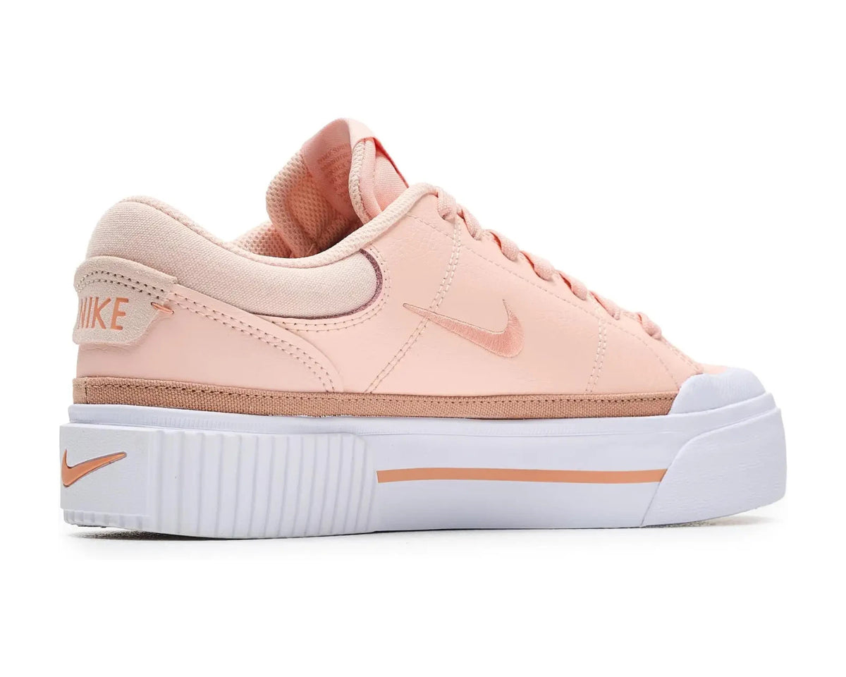 Nike Court Legacy Lift Washed Coral White Women’s Sizes (FV5526 600)