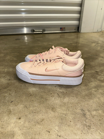 Nike Court Legacy Lift Washed Coral White Women’s Sizes (FV5526 600)