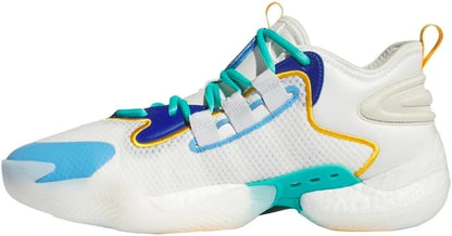 Adidas BYW Select Cream White Blue Burst Basketball Shoes IF4285 Sizes 6-13